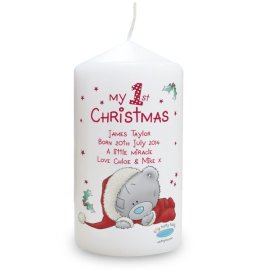 (image for) Personalised Me To You My 1st Christmas Candle