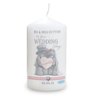 (image for) Personalised Me To You Wedding Couple Candle