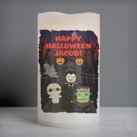 (image for) Personalised Halloween LED Candle