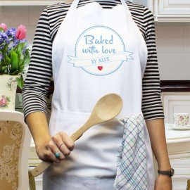 (image for) Personalised Baked With Love Apron