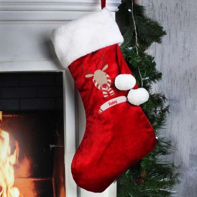 (image for) Personalised Retro Reindeer Stocking