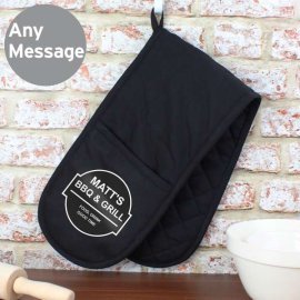 (image for) Personalised BBQ & Grill Oven Gloves