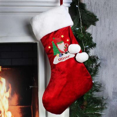 (image for) Personalised Tartan Santa Stocking