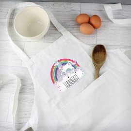 (image for) Personalised Unicorn Kids Apron