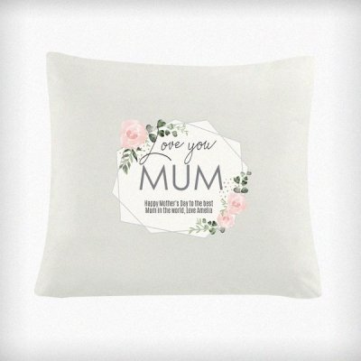 (image for) Personalised Abstract Rose Cream Cushion Cover
