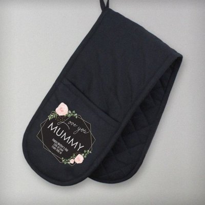 (image for) Personalised Abstract Rose Oven Gloves