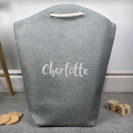 (image for) Personalised Silver Name Storage Bag