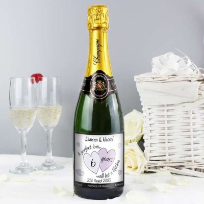 (image for) Personalised A Perfect Love Champagne with Gift Box