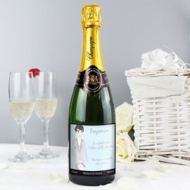 (image for) Personalised Fabulous Wedding For Him Champagne