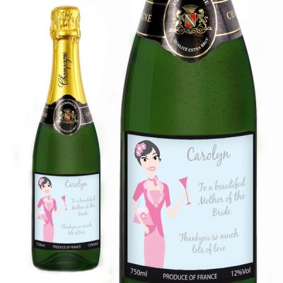 (image for) Personalised Fabulous Wedding Elder Lady Champagne