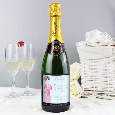 (image for) Personalised Fabulous Wedding Mother Champagne with Gift Box