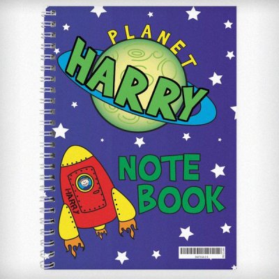 (image for) Personalised Space A5 Notebook