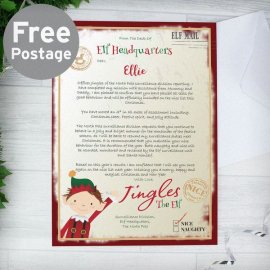 (image for) Personalised Elf Surveillance Christmas Letter