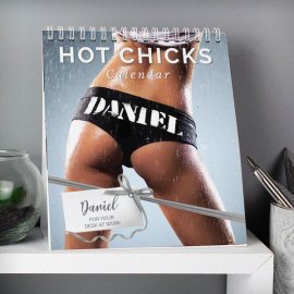 (image for) Personalised Hot Chicks Desk Calendar