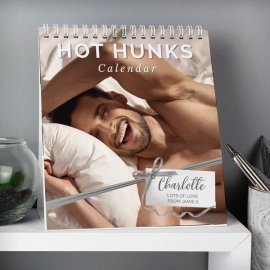 (image for) Personalised Hot Hunks Desk Calendar