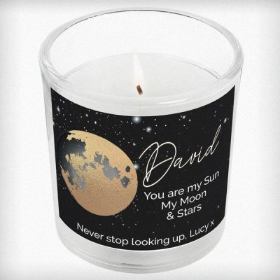 (image for) Personalised You Are My Sun My Moon Scented Jar Candle
