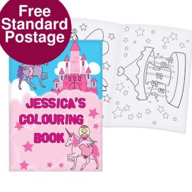 (image for) Personalised Princess Colouring Book