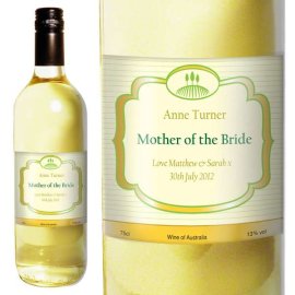 (image for) Personalised White Wine Classic Label with Gift Box