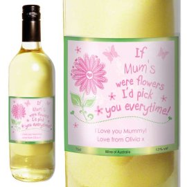 (image for) Personalised Id Pick You White Wine with Gift Box