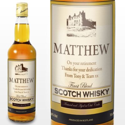 (image for) Personalised Traditional Castle Whisky