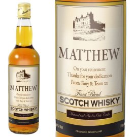 (image for) Personalised Traditional Castle Whisky with Gift Box
