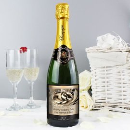 (image for) Personalised Wedding Rings Champagne