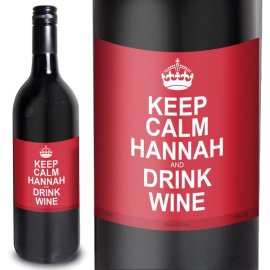 (image for) Personalised Keep Calm Red Wine