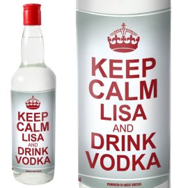 (image for) Personalised Keep Calm Vodka