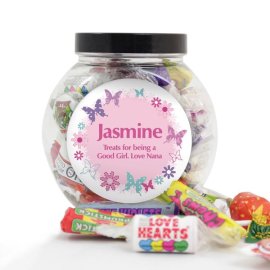 (image for) Personalised Butterfly Sweets Jar