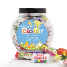 (image for) Personalised Easter Chick Sweet Jar