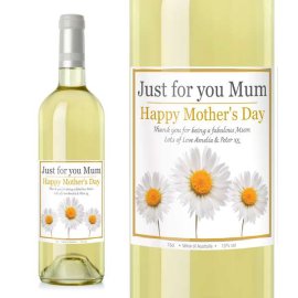 (image for) Personalised Daisy White Wine