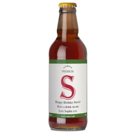 (image for) Personalised Premium Initial Beer 500ml