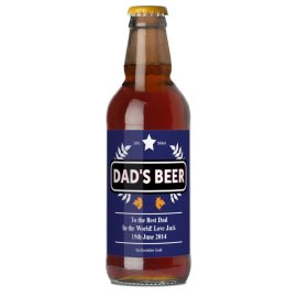 (image for) Personalised Blue Wheat Beer