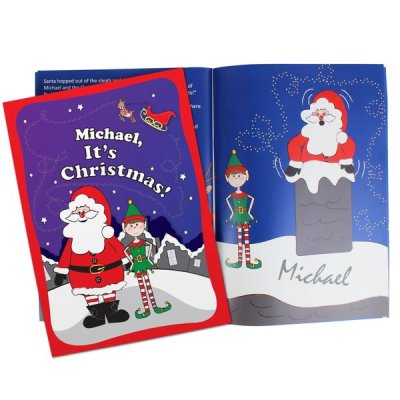 (image for) Personalised 'It's Christmas' Elf Story Book