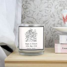 (image for) Personalised 1805 - 1874 Old Series Map Home Scented Jar Candle
