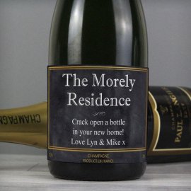 (image for) Personalised Chalkboard Champagne