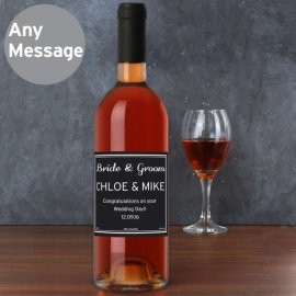 (image for) Personalised Classic Rose Wine