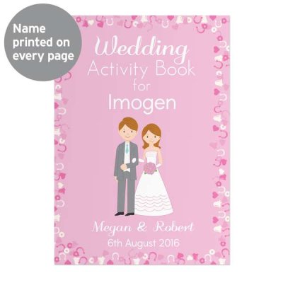 (image for) Personalised Wedding Activity Book for Girls
