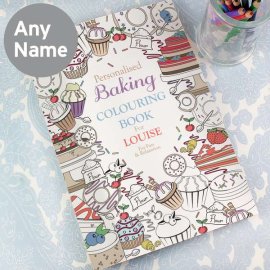 (image for) Personalised Baking Colouring Book