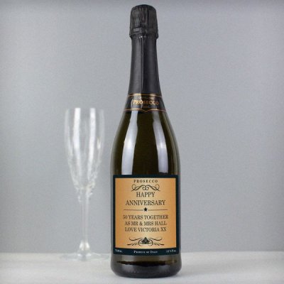 (image for) Personalised Any Message Bottle of Prosecco
