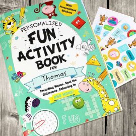 (image for) Personalised Activity Book with Stickers
