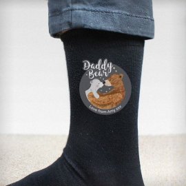 (image for) Personalised Daddy Bear Men's Socks