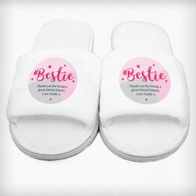 (image for) Personalised #Bestie Slippers