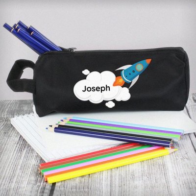 (image for) Personalised Rocket Pencil Case