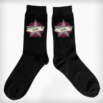 (image for) Personalised Star Men's Socks