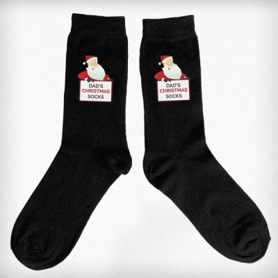 (image for) Personalised Santa Claus Christmas Socks