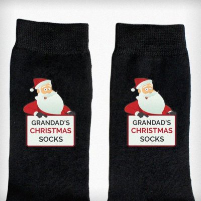 (image for) Personalised Santa Claus Christmas Socks