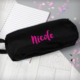 (image for) Personalised Pink Name Pencil Case