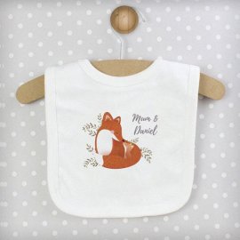 (image for) Personalised Mummy and Me Fox Bib