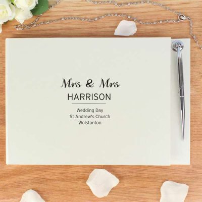 (image for) Personalised Classic Guest Book & Pen